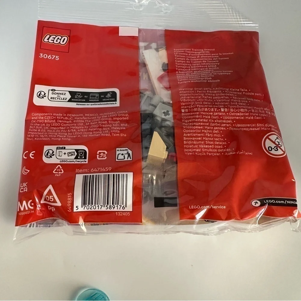 Retired LEGO NINJAGO Tournament Training Ground 30675 – New Sealed Polybag